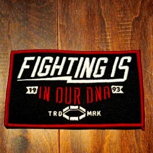 UFC Fighting Is In Our DNA 1993 Embroided Iron On Patch NEW